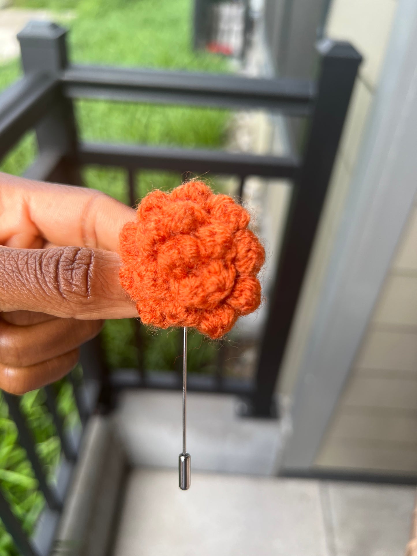 Crochet Lapel Pin